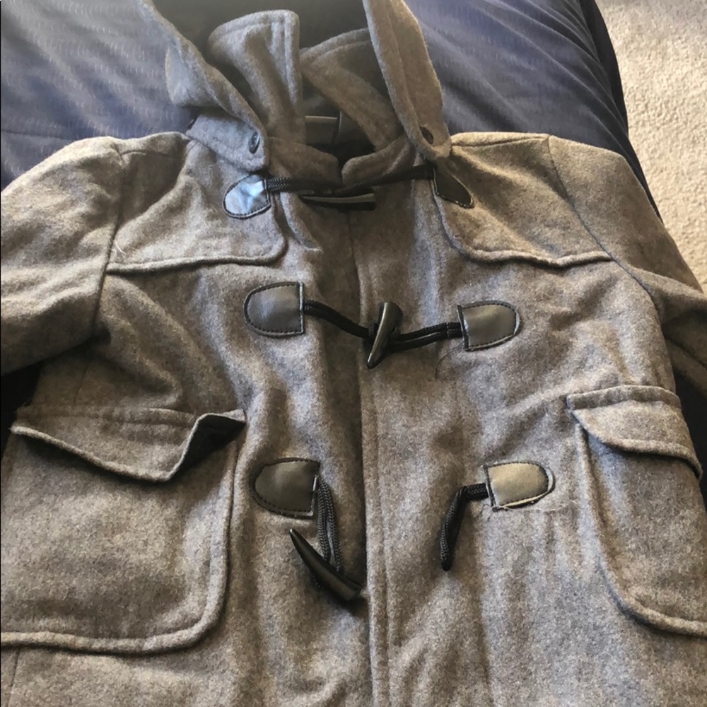 Grey Pea Coat